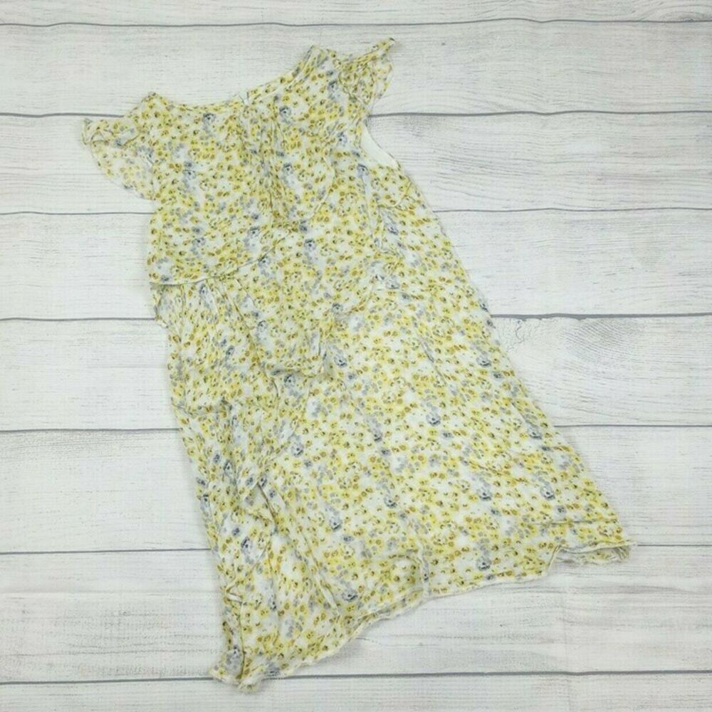 6/7 Zara Floral Tiered Tank Dress